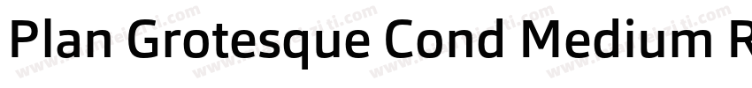 Plan Grotesque Cond Medium Regular字体转换